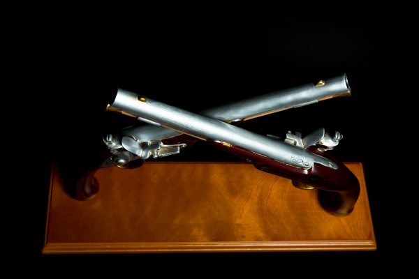 Harper's Ferry Pistol Table Mounted Display