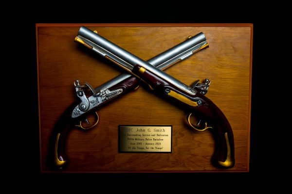 Harper's Ferry Pistol Wall Mounted Award