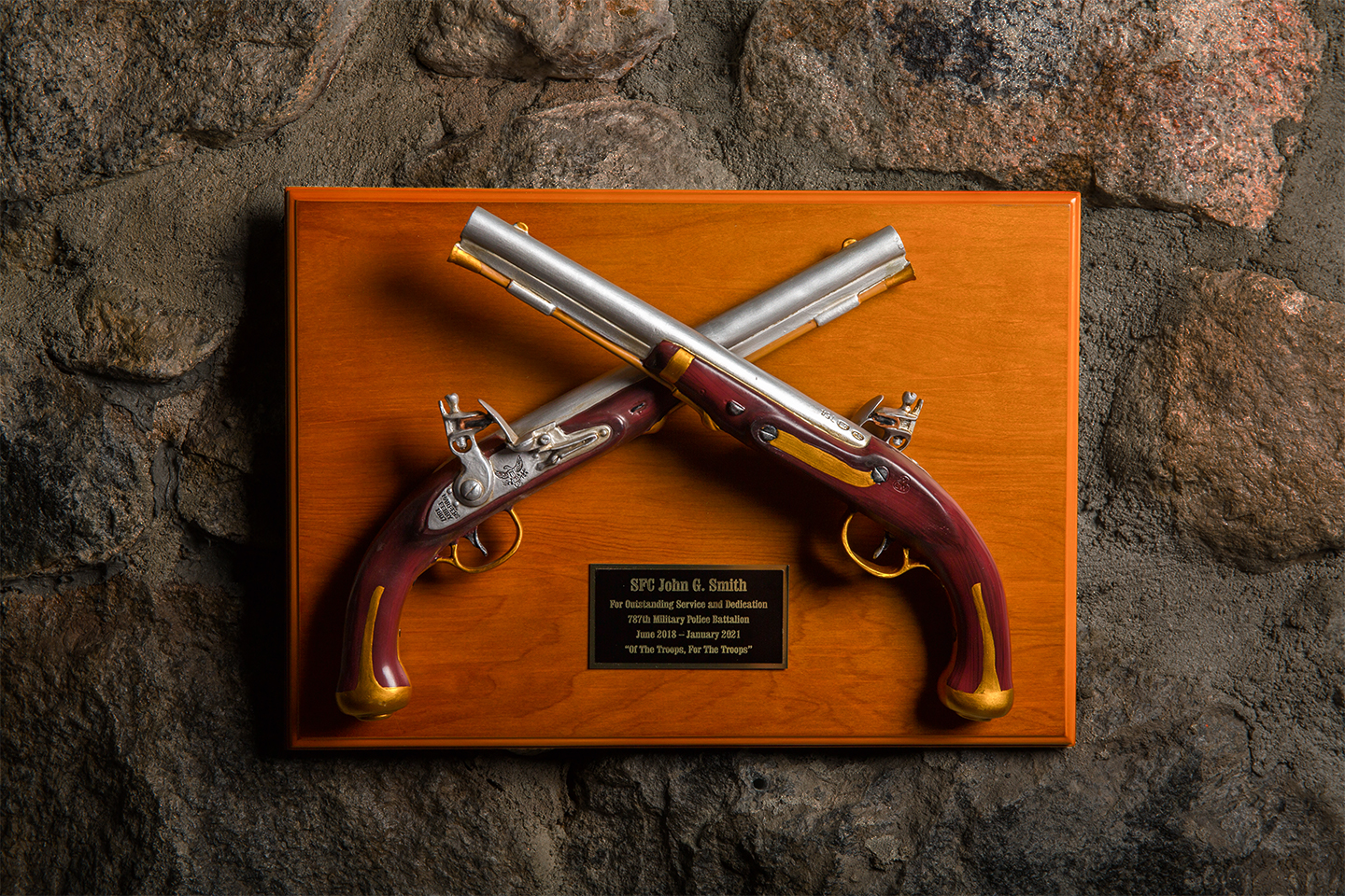 Harper's Ferry Pistol Wall Mounted Display