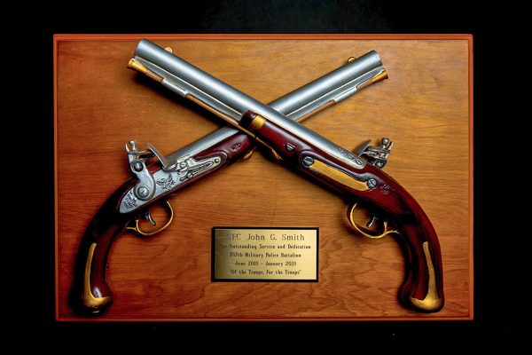 Harper's Ferry Pistol Wall Mounted Award